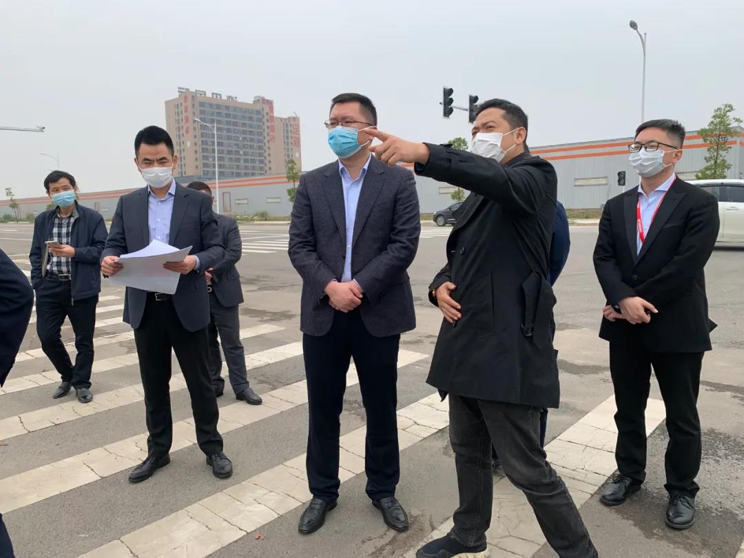 杨钦涵考察湾田国际:专心专业专注做市场